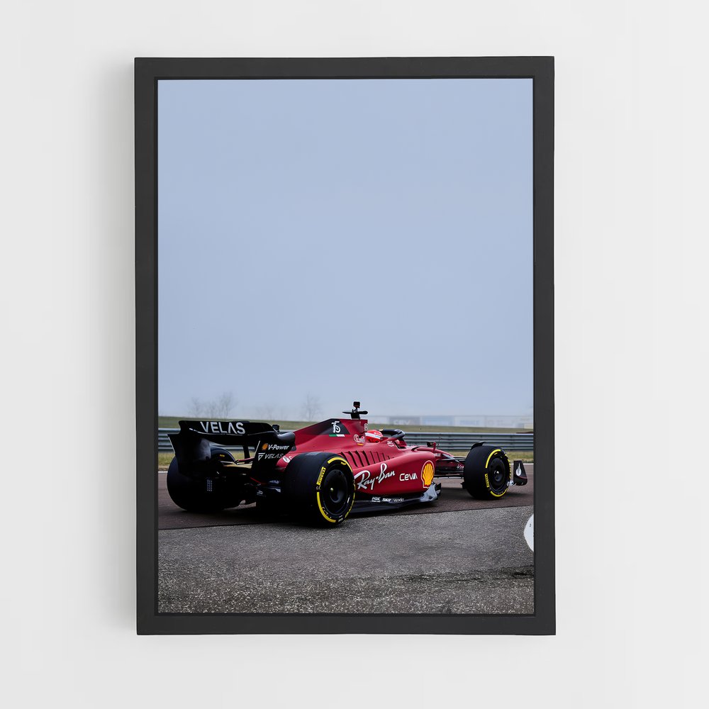 Poster Ferrari Incarnée – affiche Voitures de Formule 1 (vue 2)